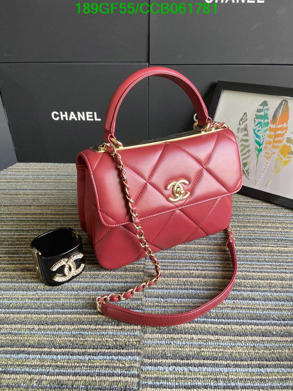 Chanel Bags -(Mirror)-Handbag-,Code: CCB061781,$:189USD