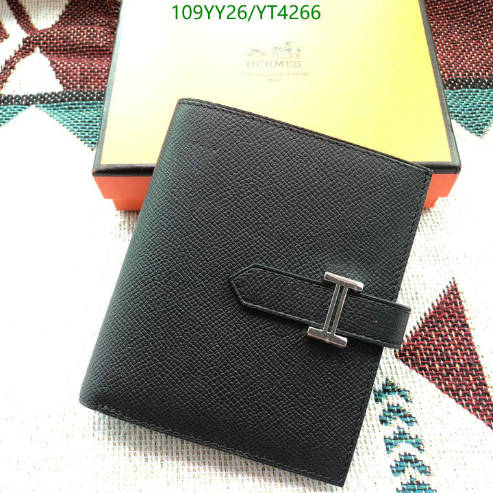 Hermes Bag-(Mirror)-Wallet-,Code: YT4266,$: 109USD