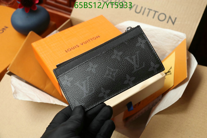 LV Bags-(Mirror)-Wallet-,Code: YT5933,$: 65USD