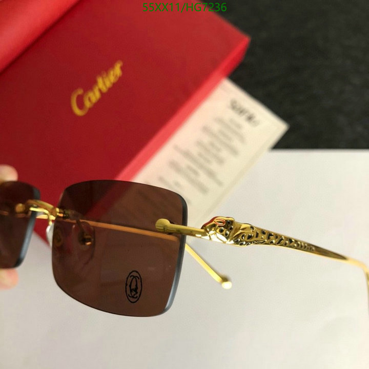 Glasses-Cartier, Code: HG7236,$: 55USD