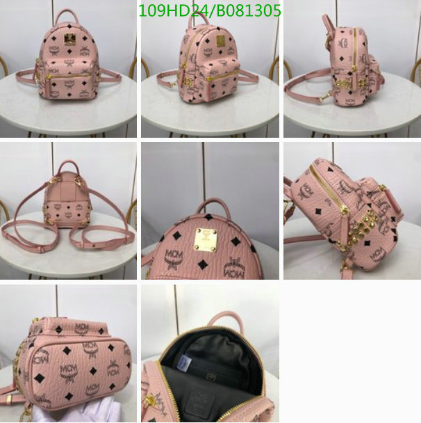 MCM Bag-(Mirror)-Backpack-,Code: B081305,$: 109USD