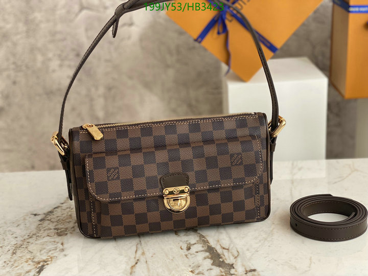 LV Bags-(Mirror)-Handbag-,Code: HB3423,$: 199USD