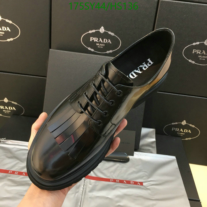 Men shoes-Prada, Code: HS136,$: 175USD