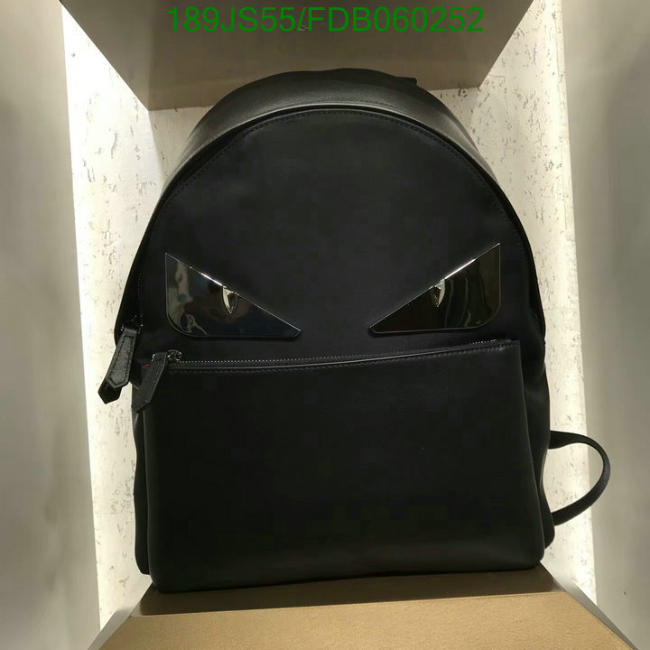Fendi Bag-(Mirror)-Backpack-,Code:FDB060252,$:189USD
