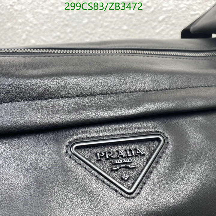 Prada Bag-(Mirror)-Diagonal-,Code: ZB3472,$: 299USD