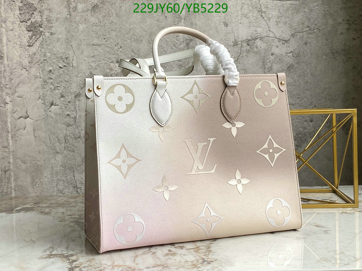 LV Bags-(Mirror)-Handbag-,Code: YB5229,$: 229USD
