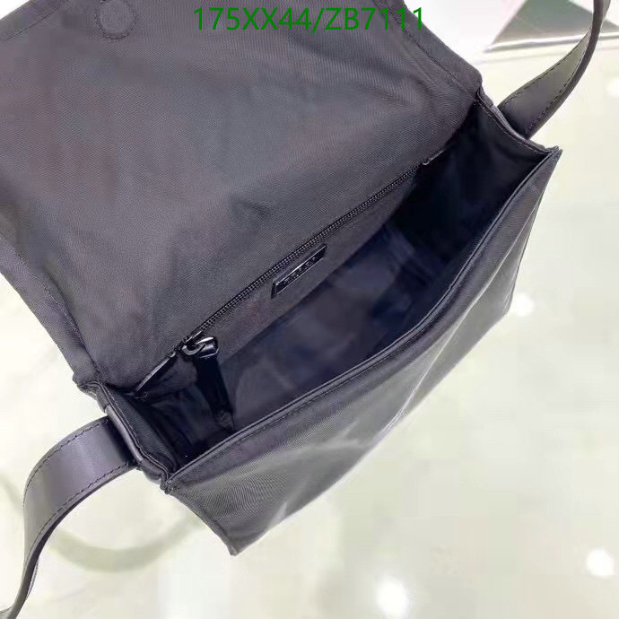 Prada Bag-(Mirror)-Diagonal-,Code: ZB7111,$: 175USD