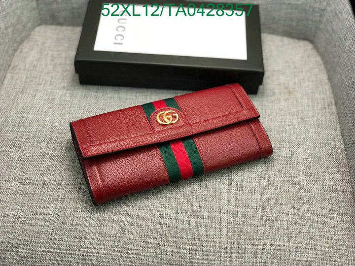 Gucci Bag-(4A)-Wallet-,Code:TA0428357,$: 52USD