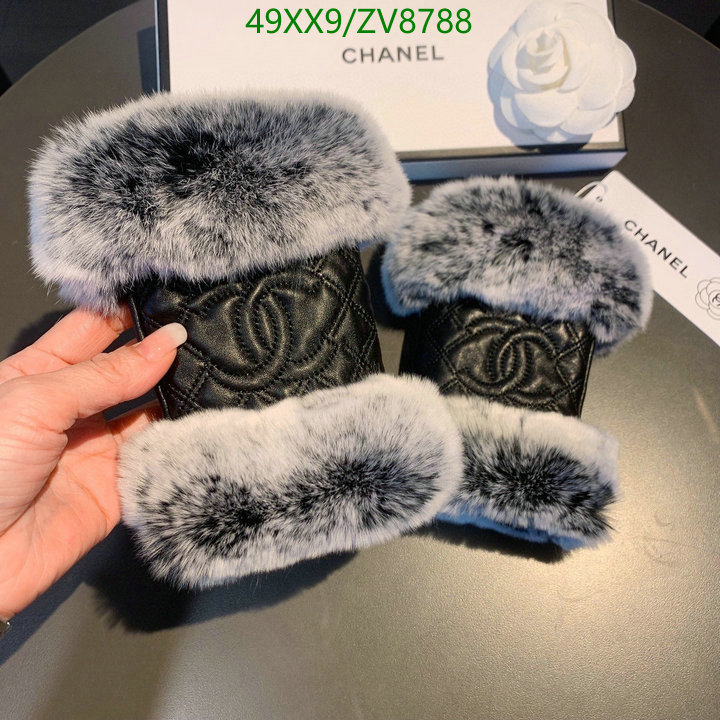 Gloves-Chanel, Code: ZV8788,$: 49USD