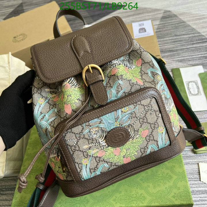 Gucci Bag-(Mirror)-Backpack-,Code: LB9264,$: 255USD