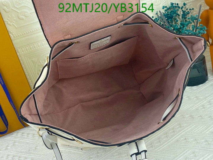 LV Bags-(4A)-Backpack-,Code: YB3154,$: 92USD