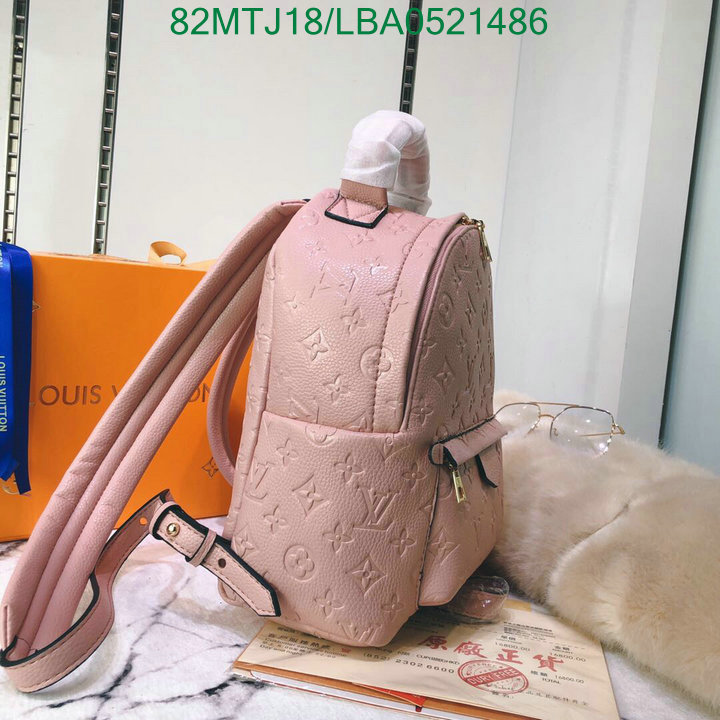 LV Bags-(4A)-Backpack-,Code:LBA0521486,$: 82USD