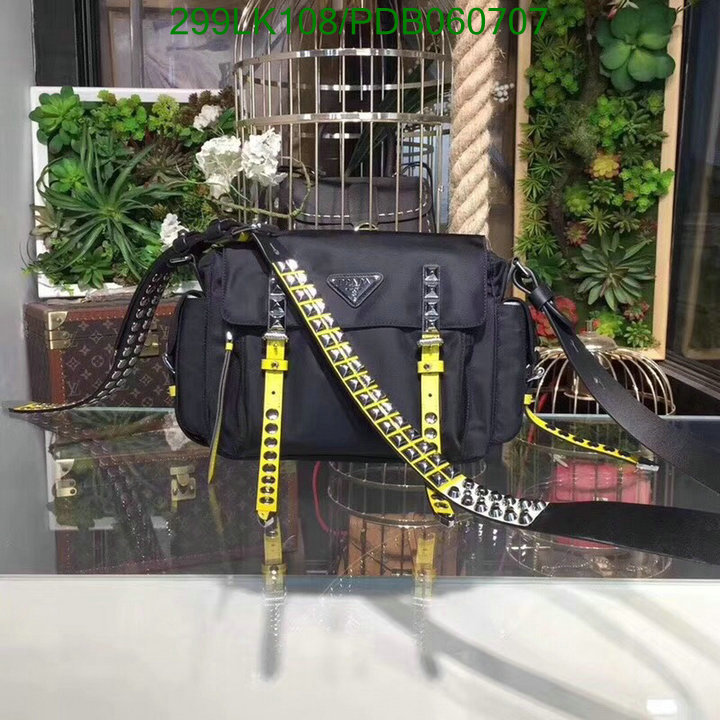 Prada Bag-(Mirror)-Diagonal-,Code: PDB060707,$: 299USD