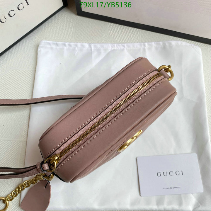 Gucci Bag-(4A)-Marmont,Code: YB5136,$: 79USD