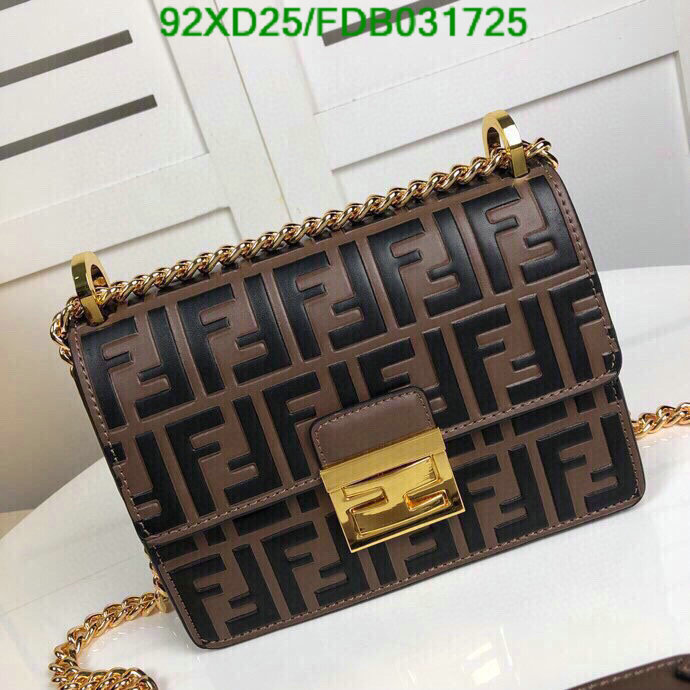 Fendi Bag-(4A)-Diagonal-,Code: FDB031725,$: 92USD