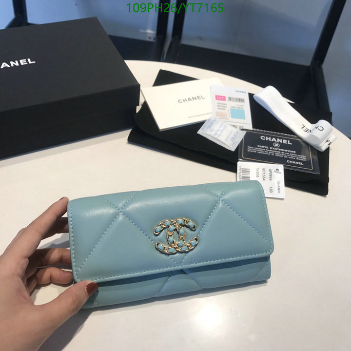 Chanel Bags -(Mirror)-Wallet-,Code: YT7165,$: 109USD