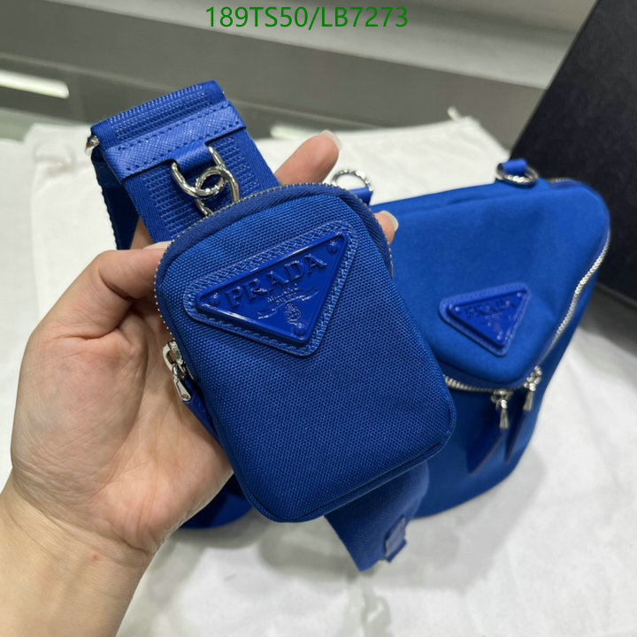 Prada Bag-(Mirror)-Diagonal-,Code: LB7273,$: 189USD