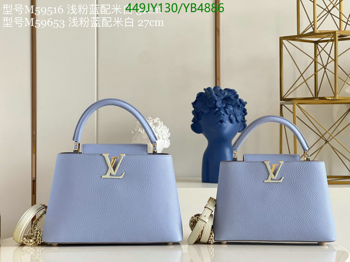 LV Bags-(Mirror)-Handbag-,Code: YB4886,