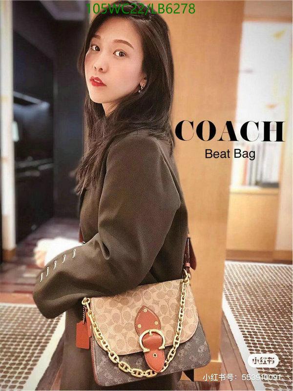 Coach Bag-(4A)-Diagonal-,Code: LB6278,$: 105USD