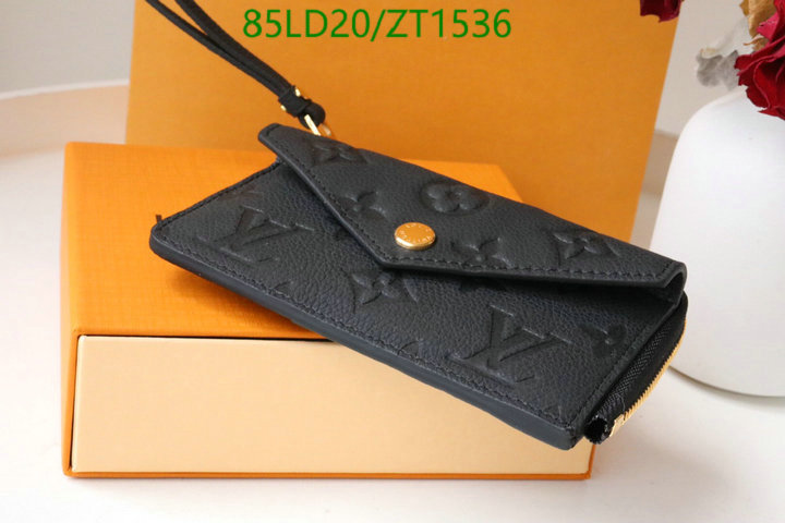 LV Bags-(Mirror)-Wallet-,Code: ZT1536,$: 85USD