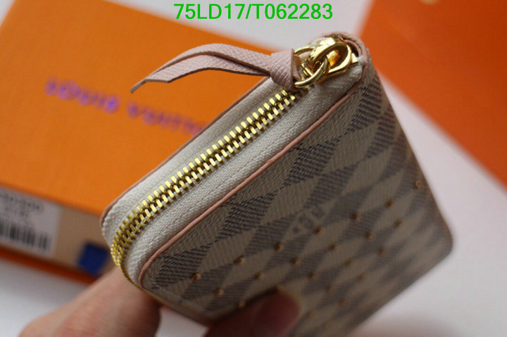 LV Bags-(Mirror)-Wallet-,Code: T062283,$: 75USD