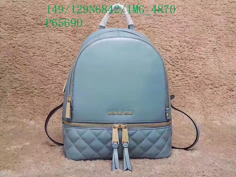 Michael Kors Bag-(Mirror)-Backpack-,Code: MSB122337,$: 149USD