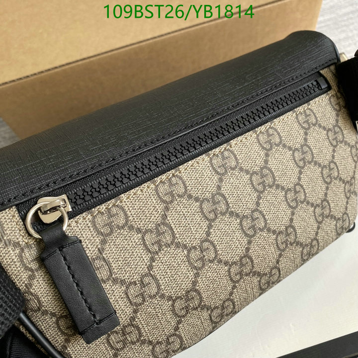 Gucci Bag-(Mirror)-Belt Bag-Chest Bag--,Code: YB1814,$: 109USD