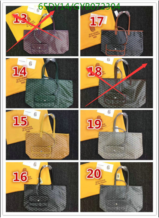 Goyard Bag-(4A)-Handbag-,Code:GYB072304,