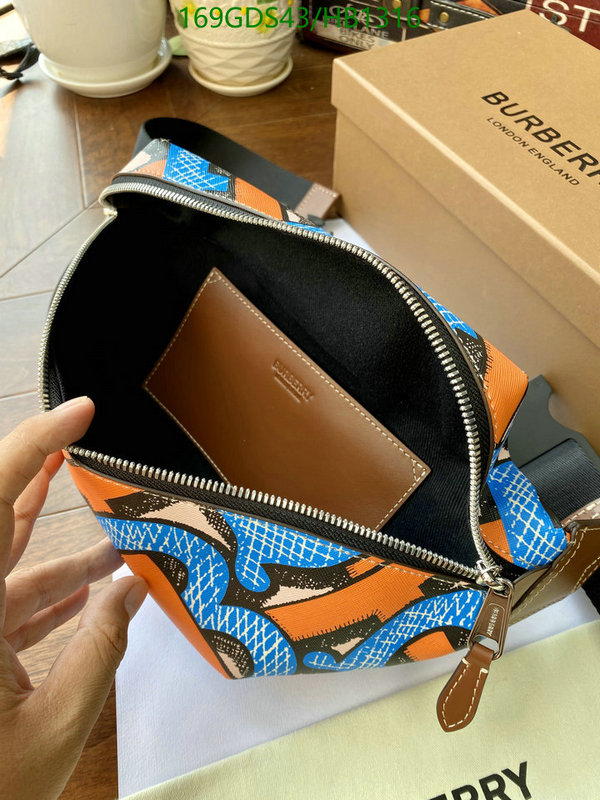 Burberry Bag-(Mirror)-Belt Bag-Chest Bag--,Code: HB1316,$: 169USD