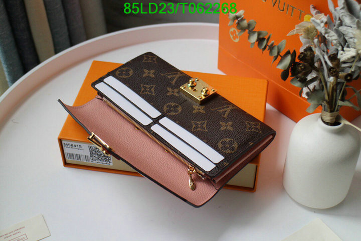 LV Bags-(Mirror)-Wallet-,Code: T062268,$: 85USD