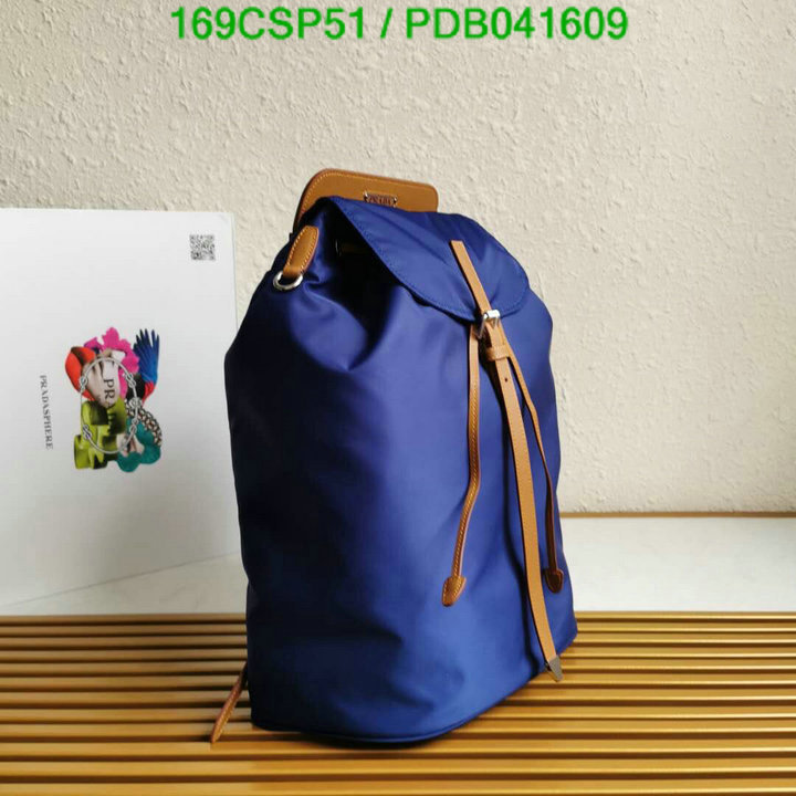 Prada Bag-(Mirror)-Backpack-,Code: PDB041609,$: 169USD