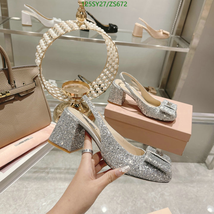 Women Shoes-Miu Miu, Code: ZS672,$: 125USD