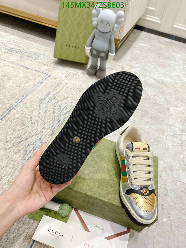 Men shoes-Gucci, Code: ZS8603,$: 145USD