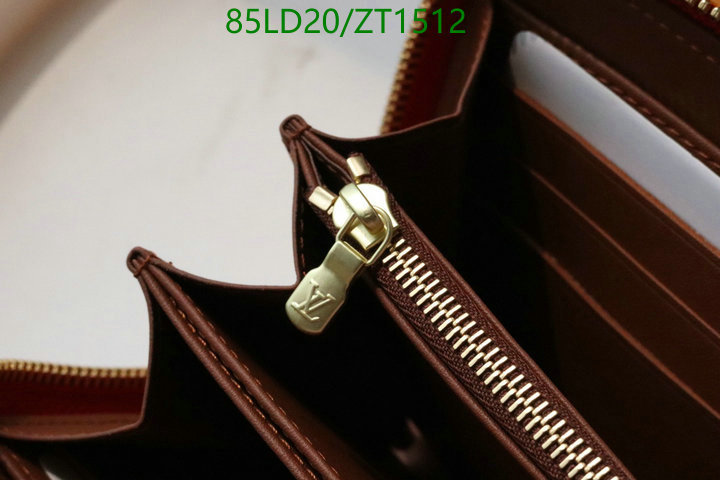 LV Bags-(Mirror)-Wallet-,Code: ZT1512,$: 85USD