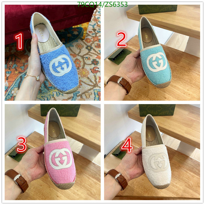 Women Shoes-Gucci, Code: ZS6353,$: 79USD