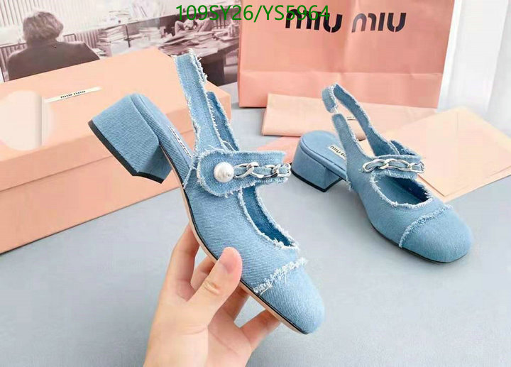 Women Shoes-Miu Miu, Code: YS5964,$: 109USD