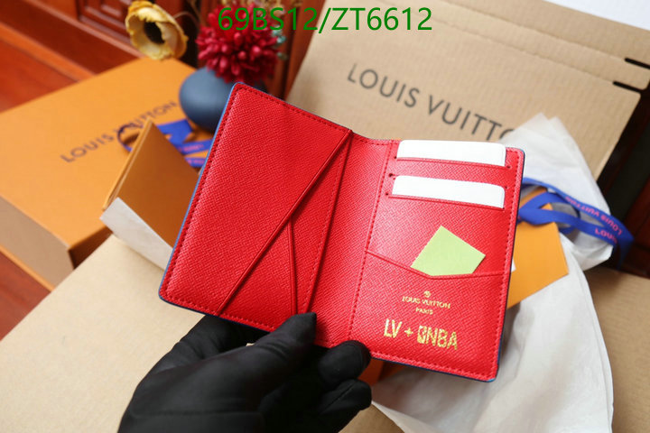 LV Bags-(Mirror)-Wallet-,Code: ZT6612,$: 69USD