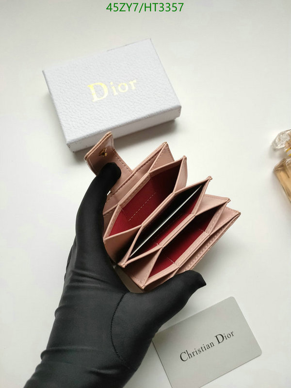 Dior Bags-(4A)-Wallet,Code: HT3357,$: 45USD