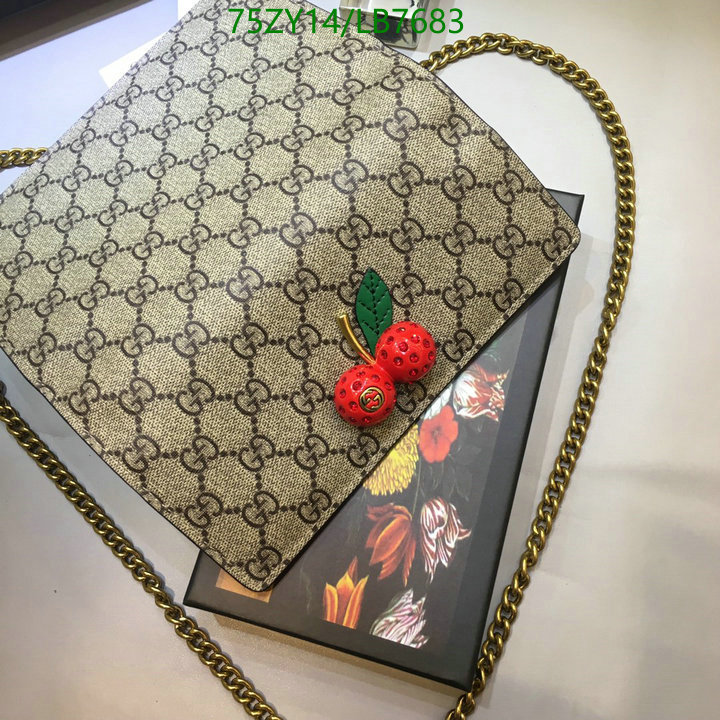 Gucci Bag-(4A)-Diagonal-,Code: LB7683,$: 75USD