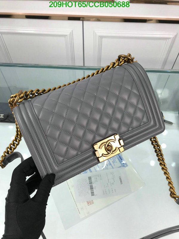 Chanel Bags -(Mirror)-Le Boy,Code: CCB050688,$: 209USD