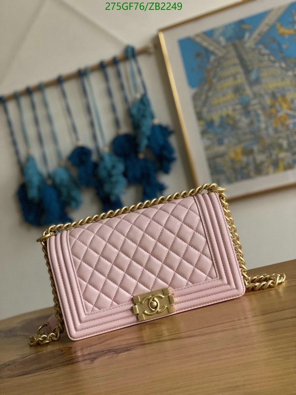 Chanel Bags -(Mirror)-Le Boy,Code: ZB2249,$: 275USD