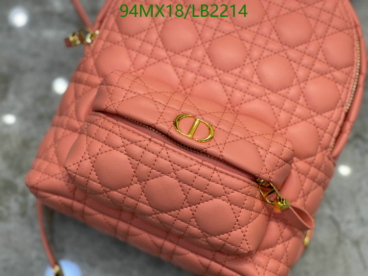 Dior Bags-(4A)-Backpack,Code: LB2214,$: 94USD