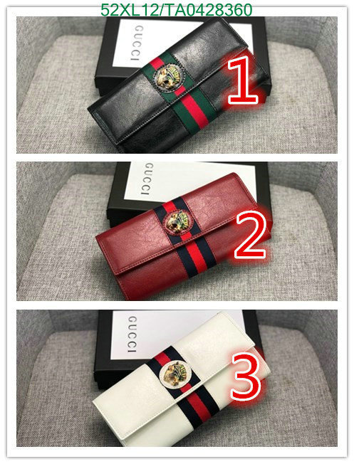 Gucci Bag-(4A)-Wallet-,Code:TA0428360,$: 52USD