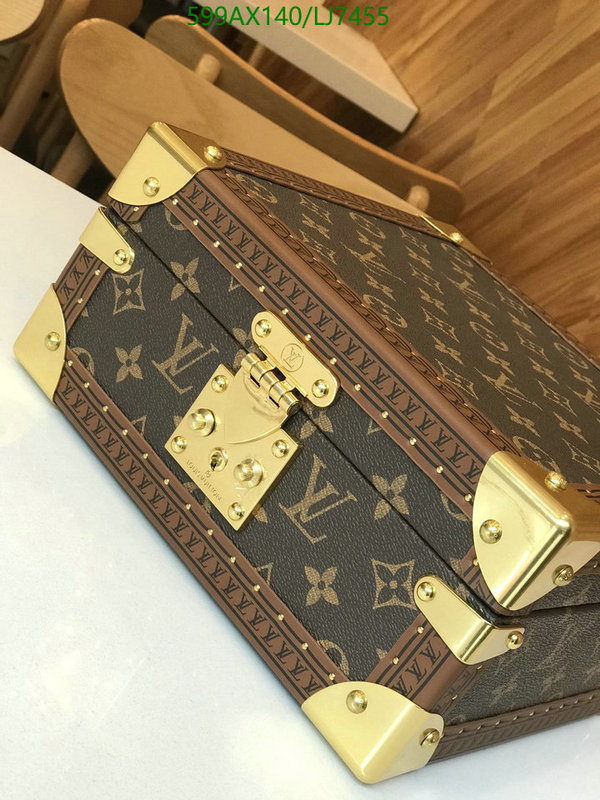 LV Bags-(Mirror)-Vanity Bag-,Code: LJ7455,$: 599USD