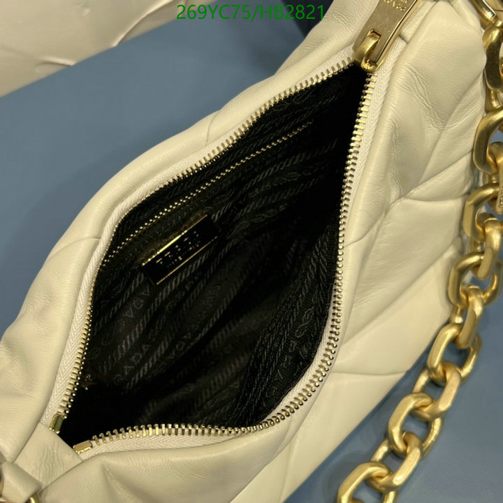 Prada Bag-(Mirror)-Handbag-,Code: HB2821,$: 269USD