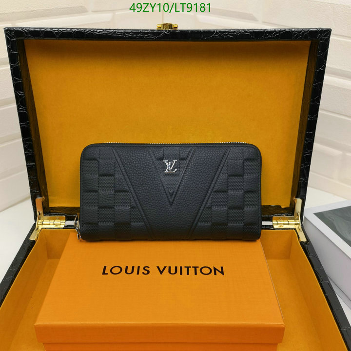 LV Bags-(4A)-Wallet-,Code: LT9181,$: 49USD