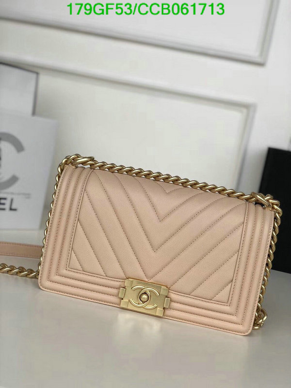 Chanel Bags -(Mirror)-Le Boy,Code: CCB061713,$: 179USD