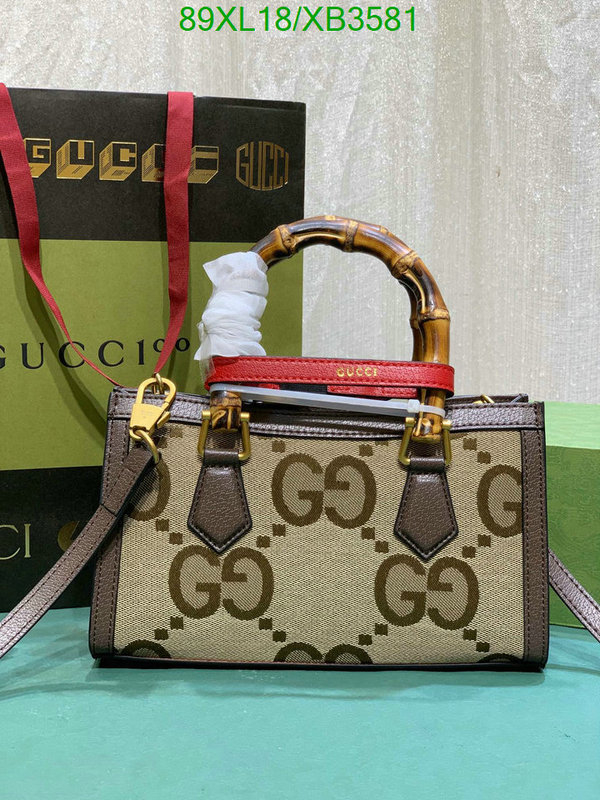 Gucci Bag-(4A)-Diana-Bamboo-,Code: XB3581,$: 89USD