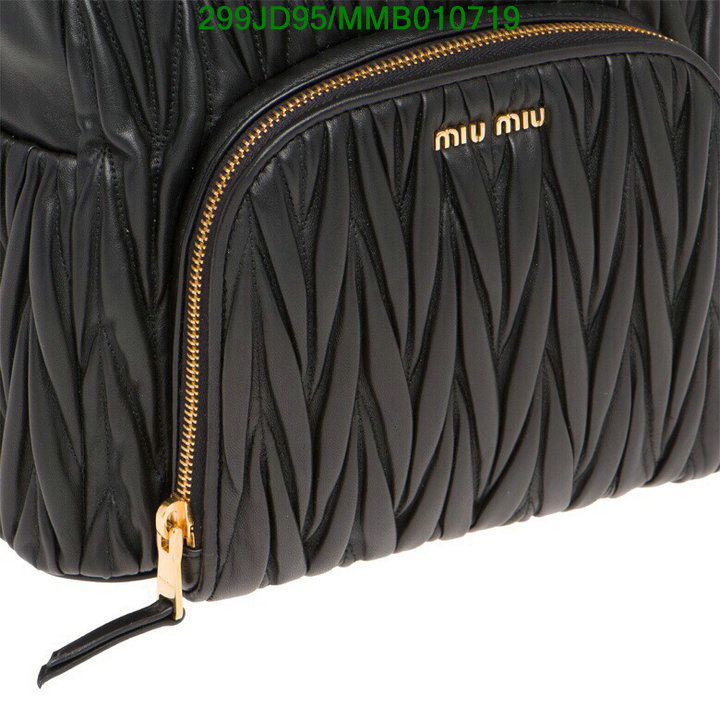 Miu Miu Bag-(Mirror)-Backpack-,Code: MMB010719,$: 299USD