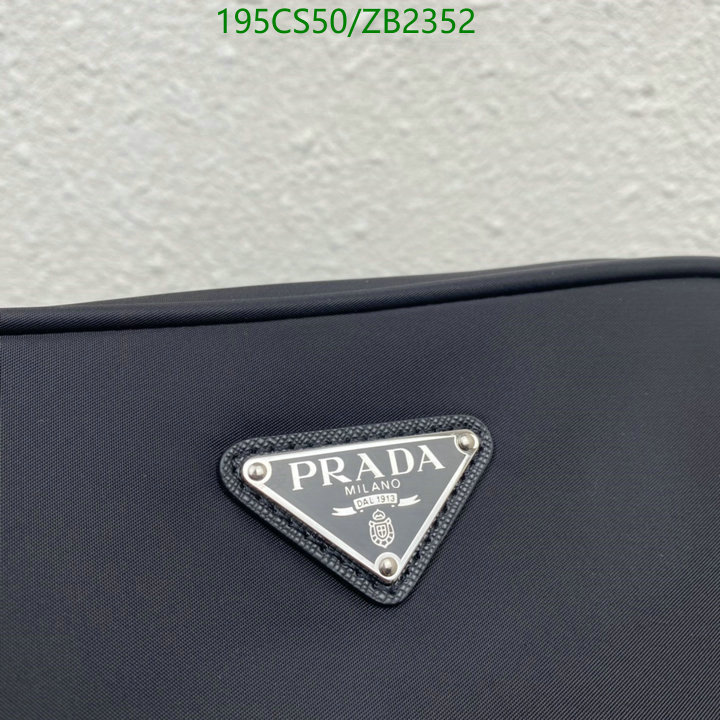 Prada Bag-(Mirror)-Diagonal-,Code: ZB2352,$: 195USD